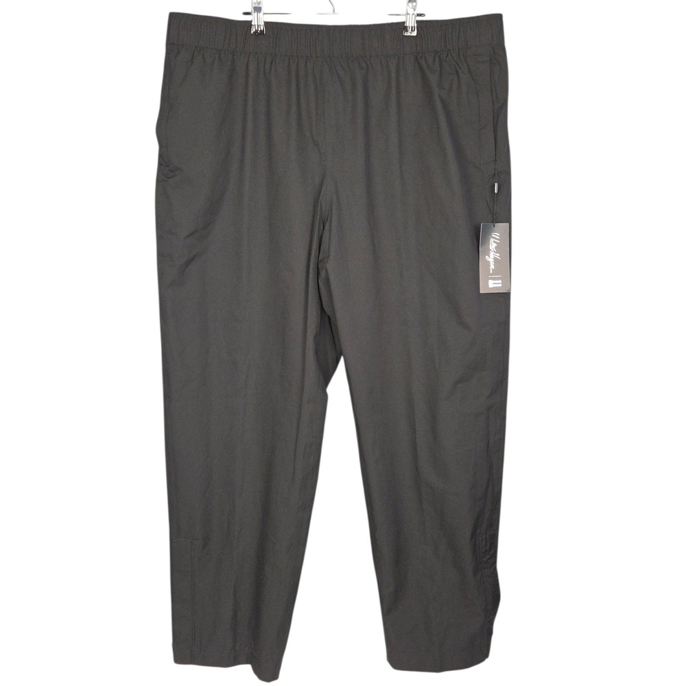Walter Hagen Golf Rain Pants Mens XXL Black Majors II Waterproof Windproof NWT